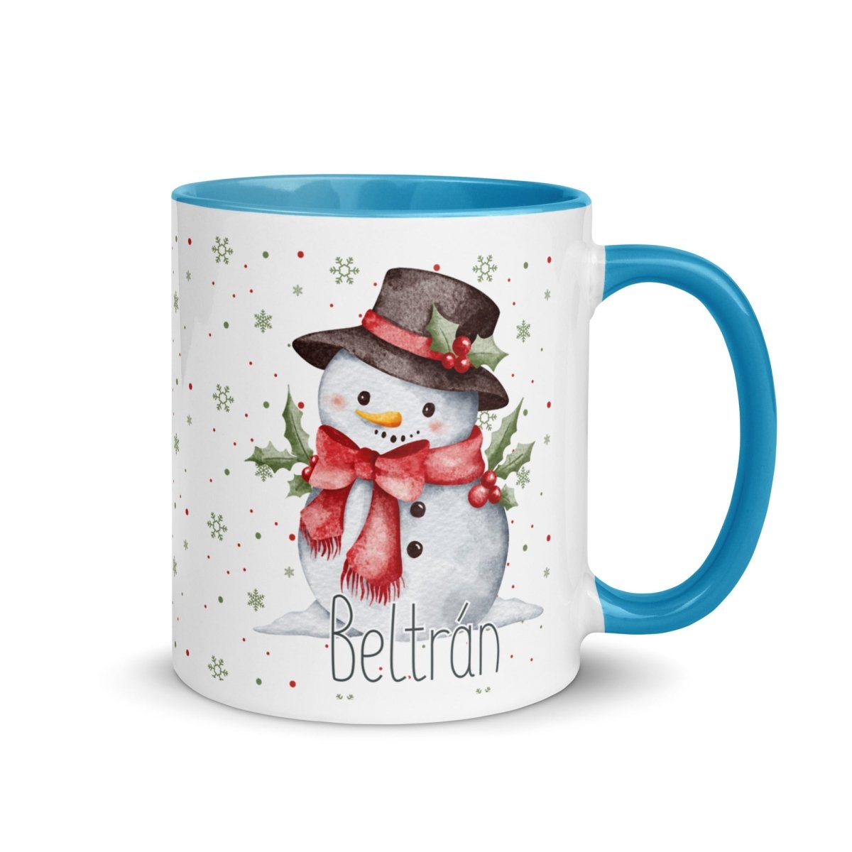 Taza Navidad Personalizada Muñeco Nieve Nanetes - Nanetes